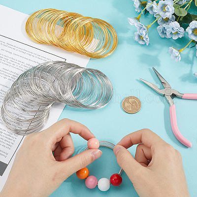 200шт. 2-х цветная стальная проволока с эффектом памяти FIND-SP0002-08-1
