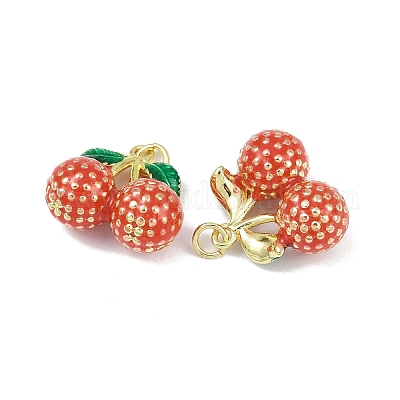 Латунь эмаль подвески KK-H072-18G-16-1