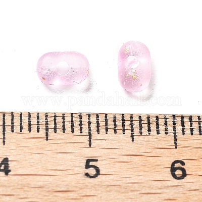 Прозрачные матовые акриловые бусины градиентного цвета X-OACR-M023-06I-1