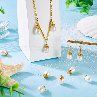 Подвески из натурального культивированного пресноводного жемчуга PALLOY-TAC0174-1