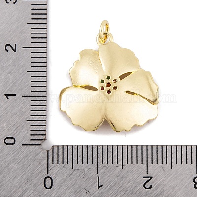 Стойки обшивки латунь микро проложить Циркон подвеску X-KK-K367-21G-02-1