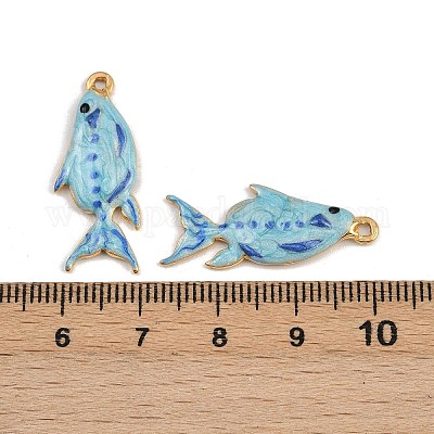 Подвески из нержавеющей стали 304 с эмалью STAS-P410-40C-02-1