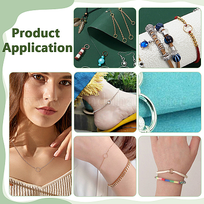 4 цвет сплав закрытые соединительные кольца FIND-GA0006-89A-1