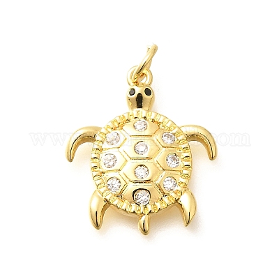 Латунные микро проложить кубического циркония подвески KK-Q040-02A-G-1