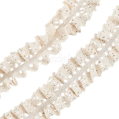 10 ярд хлопчатобумажной кружевной отделки&nbsp;OCOR-GO0001-26-1