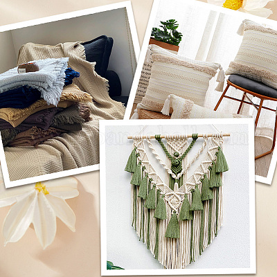 Лента с кисточками из полиэстера OCOR-WH20003-55A-1