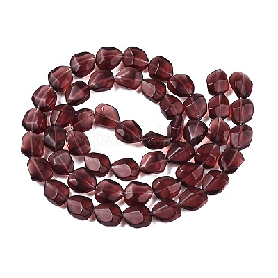 Матовые стеклянные бусины GLAA-T023-30E-1