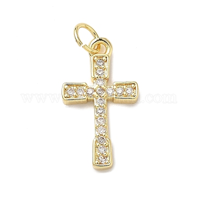 Латунные микро проложить кубического циркония подвески KK-I379-13G-03-1