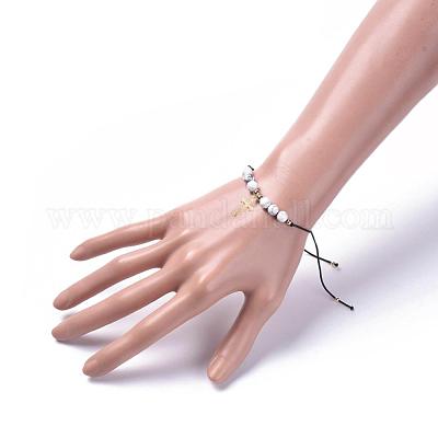 Регулируемые плетеные браслеты из бисера BJEW-JB04899-02-1