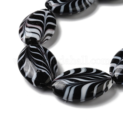 Бусы лэмпворк ручной работы LAMP-K037-12-1