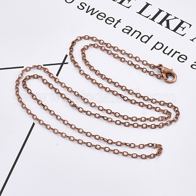 Изготовление колье из латунных кабельных цепочек MAK-N029-01R-1