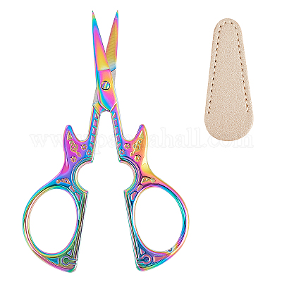 Wholesale SUNNYCLUE 2Pcs 2 Style Stainless Steel Scissors