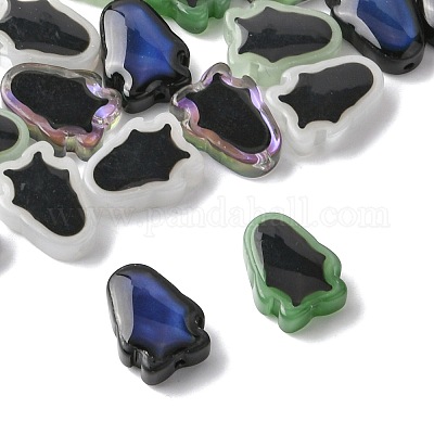 20шт 5 цвета стеклянные бусины GLAA-FS0002-52-1