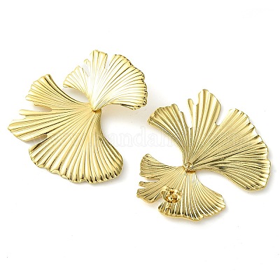 Серьги-гвоздики из нержавеющей стали 304 с ионным покрытием (IP) EJEW-Z038-05G-1