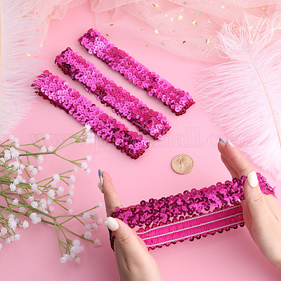 Широкая блестящая повязка на голову OHAR-WH0001-07F-1