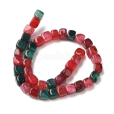 Естественные выветрившиеся агатовые бусины G-G177-E04-05-1