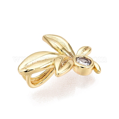 Латунные микро проложить кубического циркония подвески KK-T070-47G-1