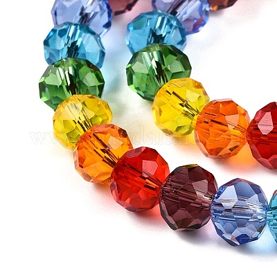 Прозрачные стеклянные бусины GLAA-T023-08B-1