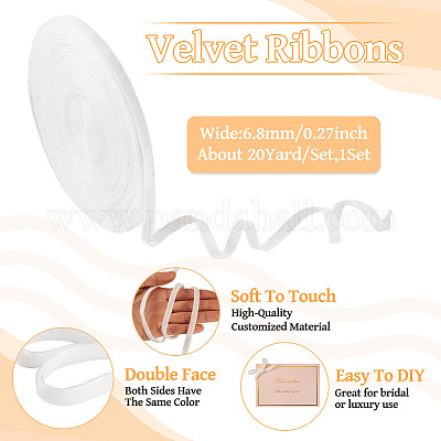 Двухсторонние бархатные ленты&nbsp;OCOR-TA0002-85B-1