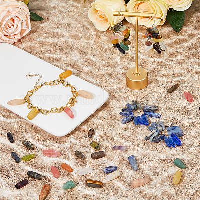 2 нить бусин из натуральных и синтетических драгоценных камней. G-FH0002-35-1