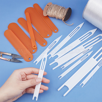Net Repair Knitting Tool With Plastic Needle Shuttle For Fishing