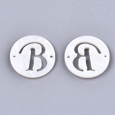 Соединители природных пресноводных раковин SHEL-S276-120B-1