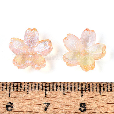 Расписные прозрачные стеклянные шапочки для запекания DGLA-N014-06B-06-1