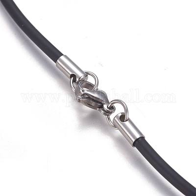 Колье из резинового шнура MAK-L023-01E-1