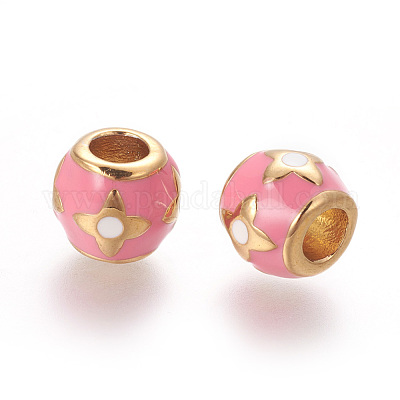 Европейские бусины из нержавеющей стали 304 STAS-E452-48-G-1