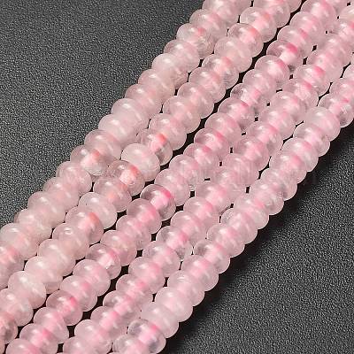 Природного розового кварца нитей бисера G-L635-A07-4x2mm-1