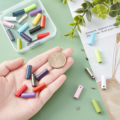 30 комплект из 15-х видов окрашенных распылением заглушек из цинкового сплава FIND-PH0003-65-1