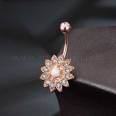 Латунные украшения для пирсинга AJEW-EE0006-80RG-1