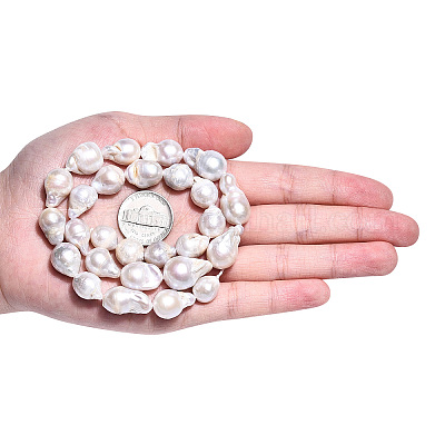 Натуральный жемчуг в стиле барокко PEAR-S019-02C-01-1