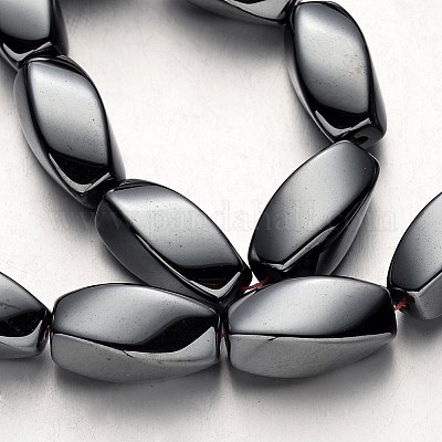 Немагнитные синтетический гематит бисер пряди G-F300-11A-09-1