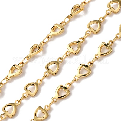Латунные сердечные цепи CHC-H113-04G-1