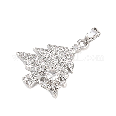 Латунные микро проложить кубического циркония подвески KK-I385-01P-1