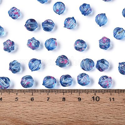 Transparente Picasso-Glasperlen&nbsp;SEED-Q039-04H-1
