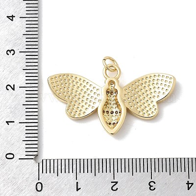 Латунные микро проложить кубического циркония подвески KK-H529-50G-1