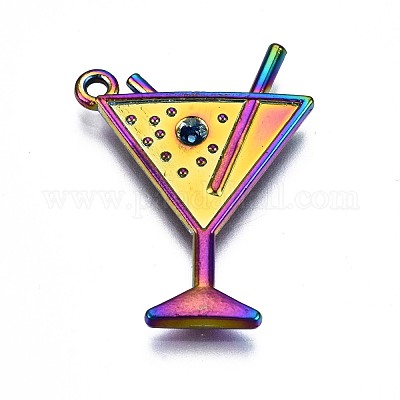 Подвески из сплава цвета радуги PALLOY-S180-185-NR-1