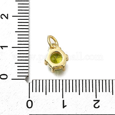 Кулон из циркония KK-V002-23G-03-1