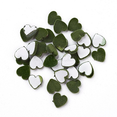 Флокированные акриловые кабошоны OACR-I001-F04-1