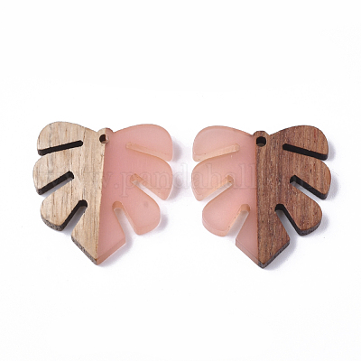 Подвески из смолы и ореха RESI-S358-24E-1