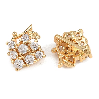 Латунные микропаве целларовые дистанционные планки из кубического циркония KK-F910-23G-01-1