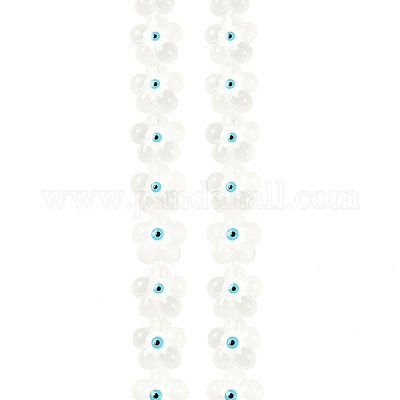 Прозрачные стеклянные бусины GLAA-K070-01G-1