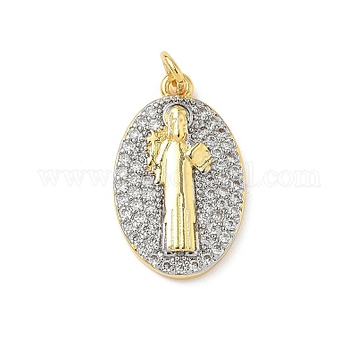 Латунные микро проложить кубического циркония подвески KK-D426-13A-G-1