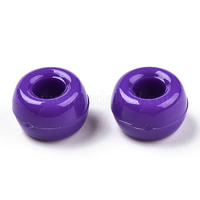 Непрозрачные пластиковые бусины KY-T025-01-F08-1