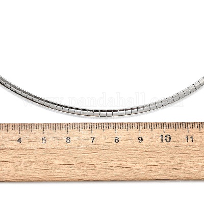 Не тускнеющие ожерелья из нержавеющей стали 304 NJEW-D274-01P-1