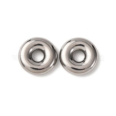 Европейские бусины из нержавеющей стали 304 STAS-D383-01A-P-1