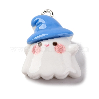 Подвески из непрозрачной смолы на тему хэллоуина RESI-D075-04B-1