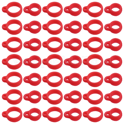 60шт. 2-х стильный силиконовый кулон SIL-GF0001-42B-1